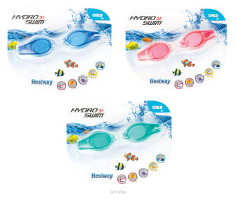 OKULARY DO PŁYWANIA KOLOROWE SOCZEWKI 0852