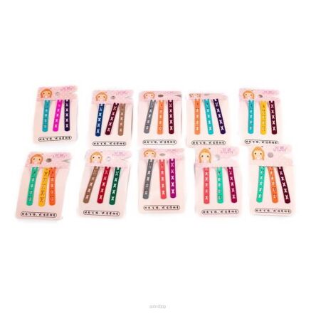 OZDOBA DO WŁOSÓW SPINKA WSUWKA BLISTER 3 SZT R6929