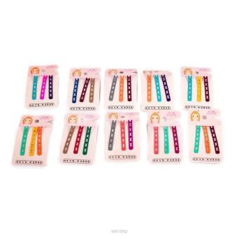 OZDOBA DO WŁOSÓW SPINKA WSUWKA BLISTER 3 SZT R6929