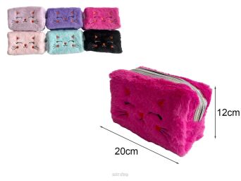 PIÓRNIK / KOSMETYCZNA PLUSZ KOT 20X12 CM 3192