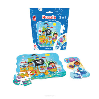 RK PUZZLE IN STAND-UP POUCH PIRATES 0760 NN