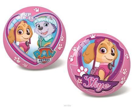 PIŁKA GUMOWA PSI PATROL RÓŻ LICENCJA 23 CM 8957 NN