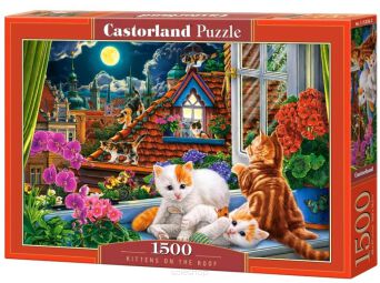 CASTOR PUZZLE 1500 KITTENS ON THE ROOF 2056