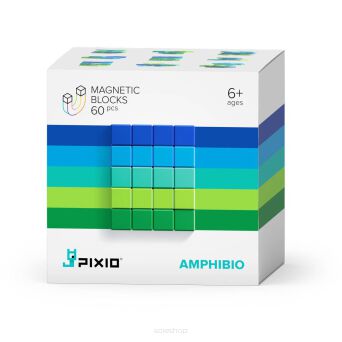 KLOCKI MAGNETYCZNE PIXIO 60 ABSTRACT AMPHIBIO NN