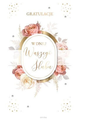 KARTKA ŚLUB GRATULACJE W DNIU ŚLUBU 6375 NN