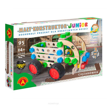 MAŁY KONSTRUKTOR JUNIOR 3W1 CIĘŻARÓWKA 9384