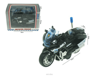 MOTOR POLICJA 13 CM ŚW. DŹW. PUD. 15X10 CM 1348 NN