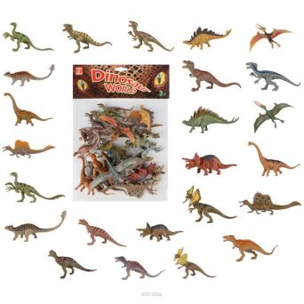 DINOZAURY 24 SZT 29X23 CM 2408