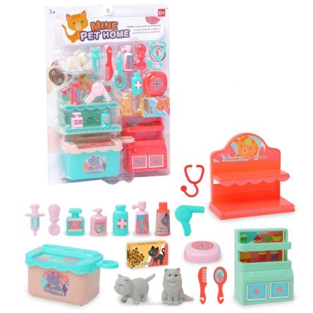 ZESTAW WETERYNARZ Z KOTAMI 21X29 CM 5693