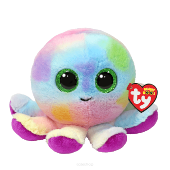 TY PLUSZ 15 CM TĘCZOWA OŚMIORNICA BUBBLES 3604 NN