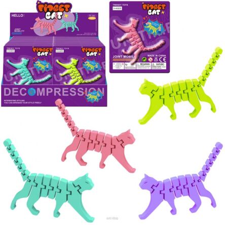 KOT 3D RUCHOME SEGMENTY 21X18 CM 3726