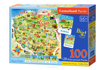 CASTOR EDUKACJA MAPA POLSKI 0142