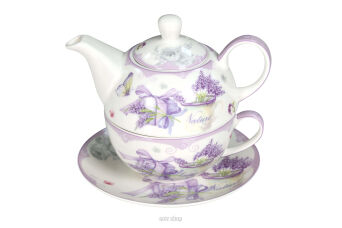 CZAJNICZEK 400 ML + FILIŻANKA LAWENDA 250 ML 7195