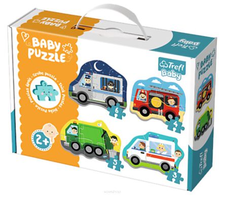 TREFL PUZZLE BABY CLASSIC POJAZDY I ZAWODY 0714 NN