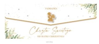 KARTKA KOPERTA CHRZEST ŚW MATKA CHRZESTNA 1004 NN