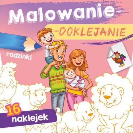 MALOWANIE DOKLEJANIE RODZINKI 9956