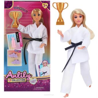 LALKA DZIEWCZYNA JUDO 32x16x5 CM 7618