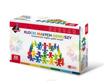 KLOCKI MAŁYCH GENIUSZY LUDZIKI LICZMANY 52 EL 6693