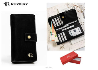 PORTFEL DAMSKI R-POR-01-V36 BLACK 3358 NN