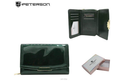 PORTFEL DAMSKI SKÓRA PTN 001-LAK GREEN 9376 NN