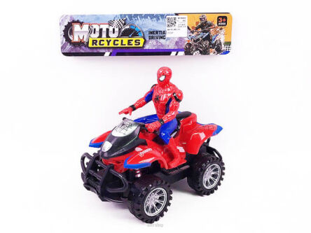 AUTO QUAD Z BOHATEREM 20X17 CM 1695