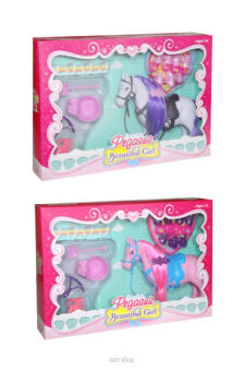 KONIK Z GRZYWĄ DO CZESANIA + AKSES 33X23 CM 9467