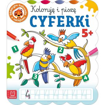 KOLORUJĘ I PISZĘ CYFERKI 5+ 3608