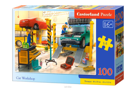 CASTOR PUZZLE 100 CAR WORKSHOP 1206