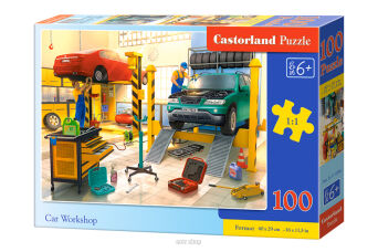 CASTOR PUZZLE 100 CAR WORKSHOP 1206