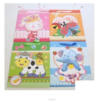 TOREBKA PREZENTOWA ZWIERZĘTA 32X26 CM (12) 9135