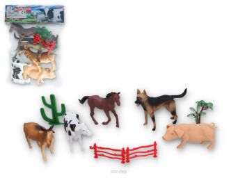 ZWIERZĘTA DOMOWE 5 SZT 25X17 CM 7003