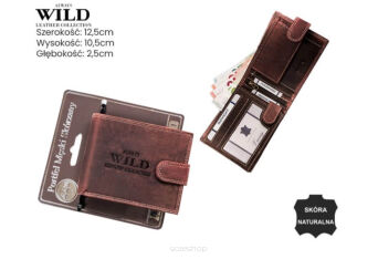 PORTFEL MĘSKI SKÓRA N992L-CHM-BL BROWN 9014 NN