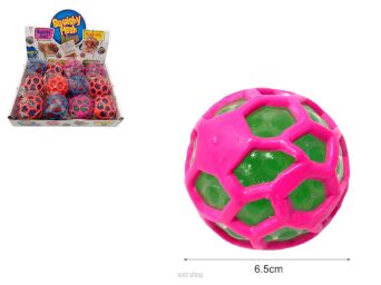 PIŁKA GNIOTEK SQUISHY WINOGRONO 6,5 CM (12) 0770