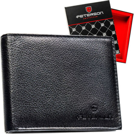 PORTFEL MĘSKI SKÓRA N992-SPDM-9530 BLACK 9530 NN