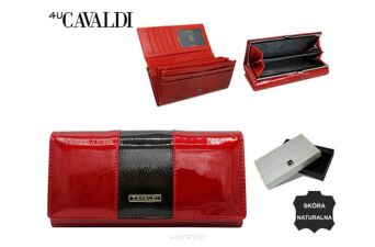 PORTFEL DAMSKI SKÓRZANY H24-FO-3-SH9 RED 3252 NN