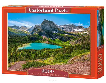 CASTOR PUZZLE 3000 GRINNELL LAKE GLACIER USA 0716