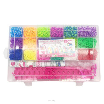 GUMKI DO ROBIEN. BRANSOLETEK WALIZKA 35X21 CM 4147