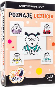 GRA POZNAJĘ UCZUCIA KARTY KONTRAST ZU&BERRY 0897