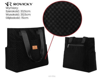 TORBA DAMSKA R-TZ-01-2363 BLACK W02 2363 NN