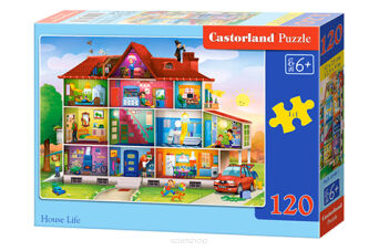 CASTOR PUZZLE 120 HOUSE LIFE 3548