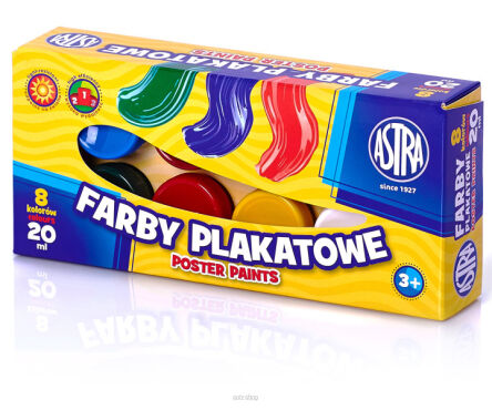FARBY PLAKATOWE 8 KOL ASTRA [6] 0065 NN