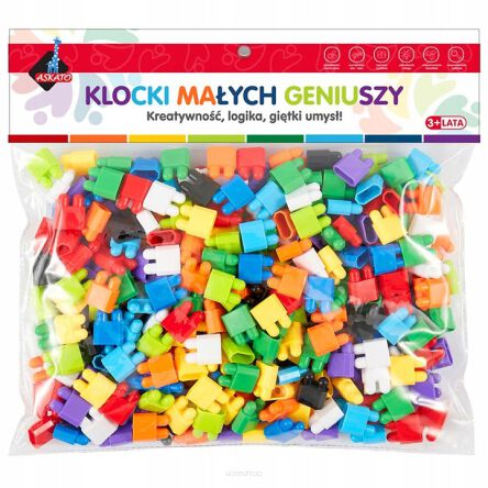 KLOCKI MAŁYCH GENIUSZY CEGIEŁKI 160 EL. 2153