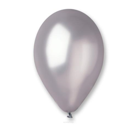 BALONY METAL SREBRNY 10' 100 SZT 3810 NN