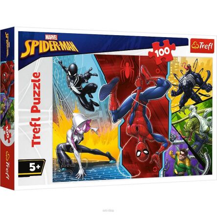 TREFL PUZZLE 100 SPIDERMAN DO GÓRY NOGAMI 3476 NN