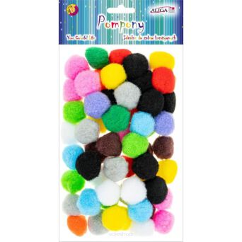 POMPONY 3cm MIX KOL. 1824 NN