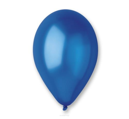 BALONY METAL GRANATOWY 10' 100 SZT 5418 NN