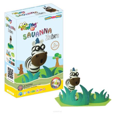 JUMPING CLAY SAWANNA ZEBRA 1197 NN