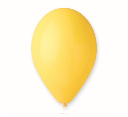 BALONY PASTEL ŻÓŁTY 10' 100 SZT [50] 0215 NN