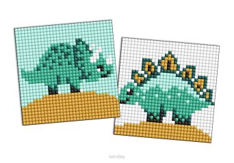 MOZAIKA DIAMNETOWA DINOZAUR 9x9 CM 5876