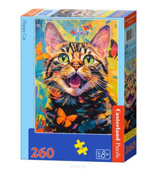 CASTOR PUZZLE 260 HAPPY CAT 7637